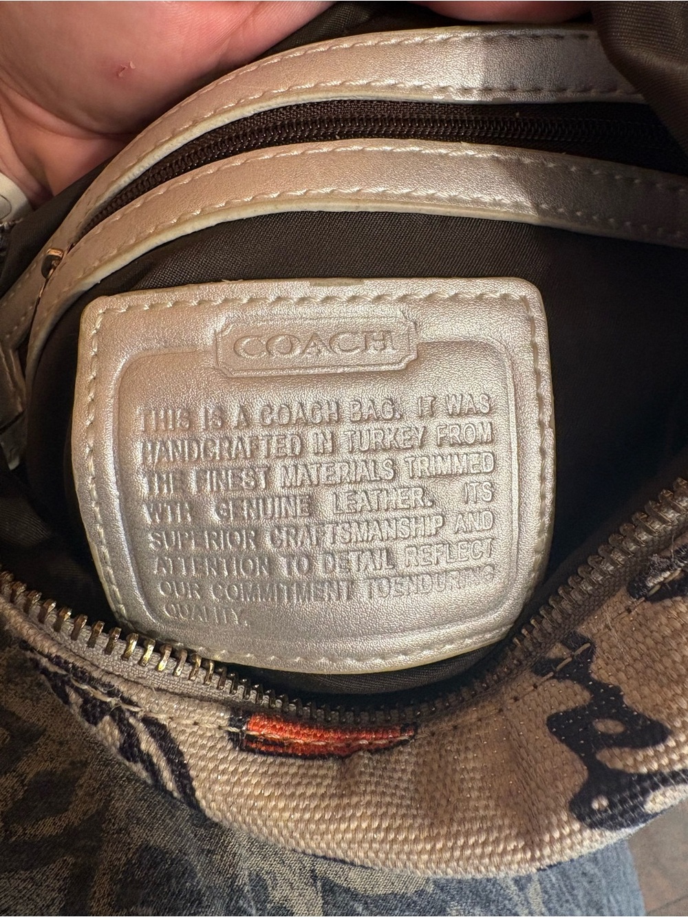 Coach poppy y2k crossbody shoulder bag heart rate - Picture 11 of 11